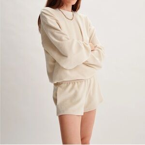 The Great Terry Cream Sweater